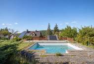 Mehrgenerationenhaus | vier Grundstücke, ca. 2.117 m² Grund, Pool, Sauna, zwei Garagen & großer Garten im Wienerwald