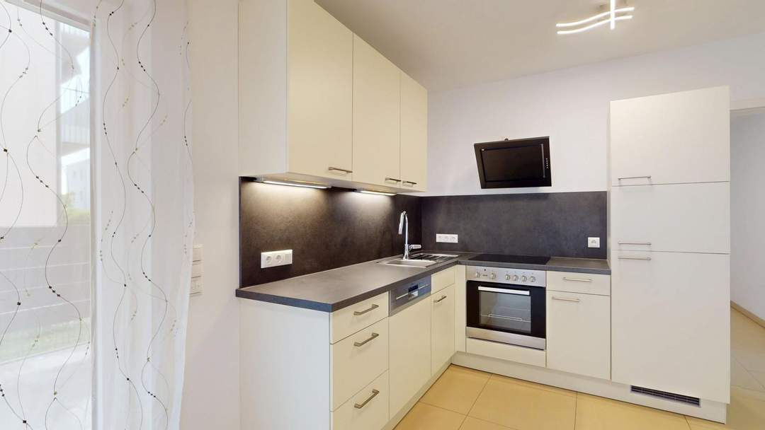 2-Zimmer-Wohnung im Erdgeschoß - zentral, barrierearm und Ruhelage!