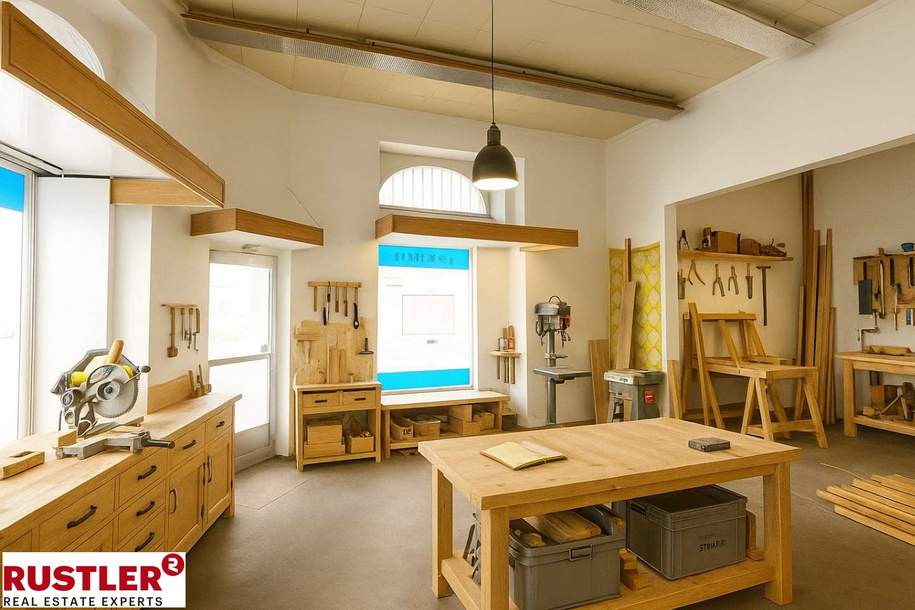 Werkstatt &amp; Lager mit Gestaltungsspielraum, Gewerbeobjekt-miete, 2.650,00,€, 1170 Wien 17., Hernals