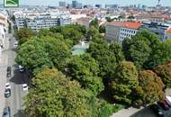 Moderne Dachgeschosswohnung mit großer Terrasse nahe Arthaberplatz in ruhiger Seitengasse! Hohe Decken und Traumbad mit Fenster. - WOHNTRAUM