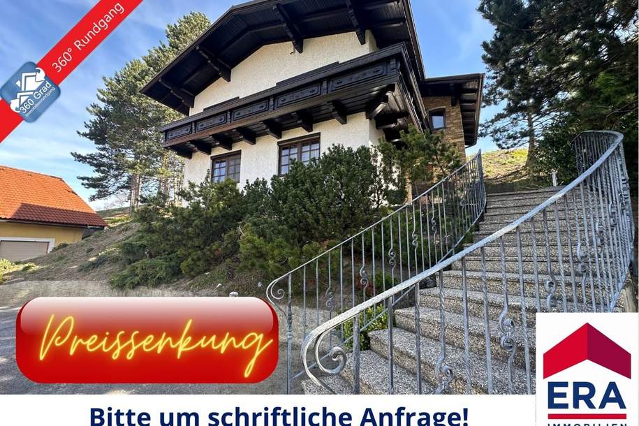 NEUER PREIS: Kronberg KAUF - Villa in traumhafter Lage mit großem Grund und Schwimmbiotop, Haus-kauf, 499.000,€, 2122 Mistelbach