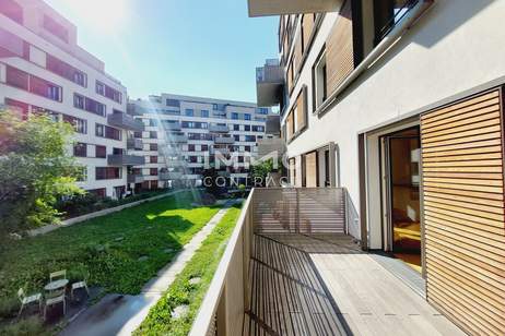 Moderne 4-Zimmer-Neubauwohnung mit Sauna und Fitnessbereich im Haus – direkt an der U2 Aspernstraße, Wohnung-miete, 1.750,00,€, 1220 Wien 22., Donaustadt