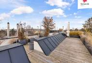 Donaustadt | Hirschstetten | Dachgeschoßwohnung mit Haus-Flair | 3 Zimmer | 2 Terrassen mit Panoramablick