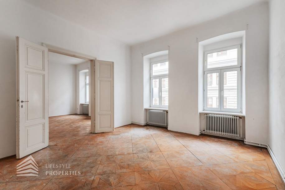 Helle unsanierte 3-Zimmer Wohnung, Nähe Wiedner Hauptstraße, Wohnung-kauf, 464.000,€, 1040 Wien 4., Wieden