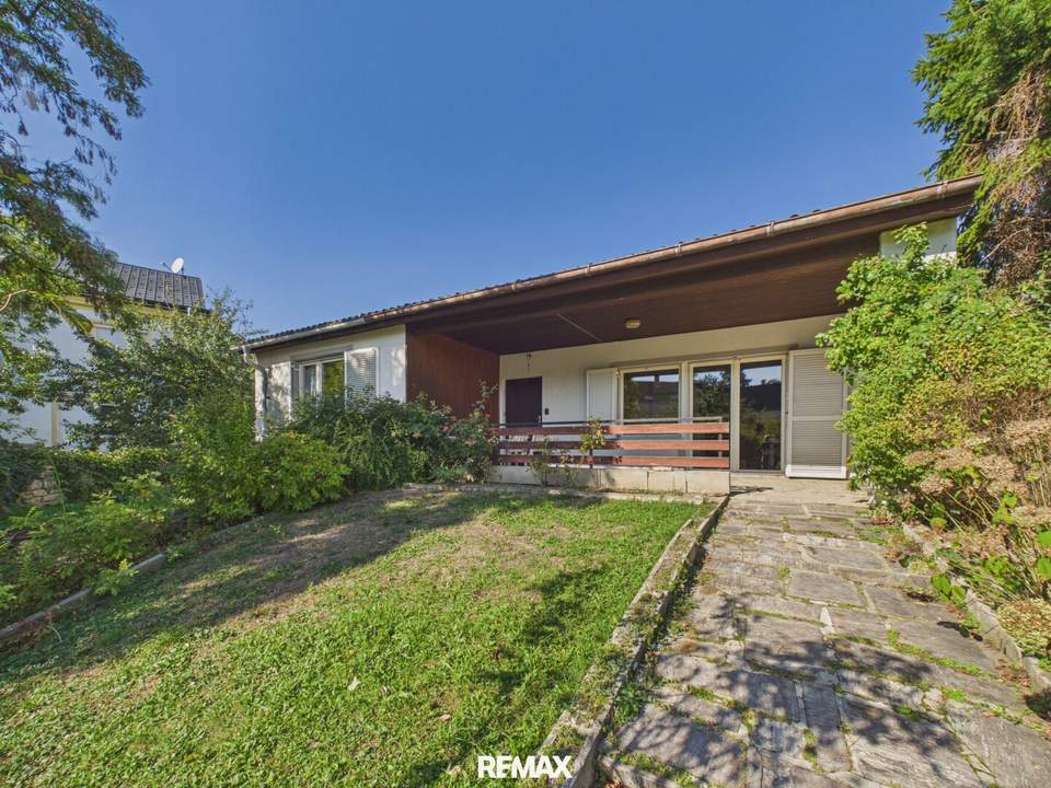 Bungalow mit Vollkeller, Garage und Garten, nahe dem Brucker Stadtzentrum