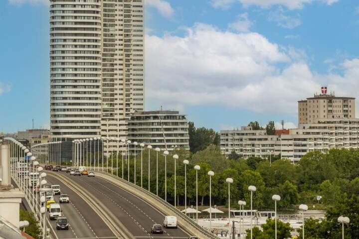 Dachterrassenwohnung Reichsbrücke-Alte Donau-UNO-City, Wohnung-kauf, 630.000,€, 1020 Wien 2., Leopoldstadt