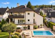 AM LAINZER TIERGARTEN | ARCHITEKTENVILLA MIT POOL – AUSSERGEWÖHNLICHE ARCHITEKTUR IN EXKLUSIVER GRÜNLAGE | ZELLMANN IMMOBILIEN