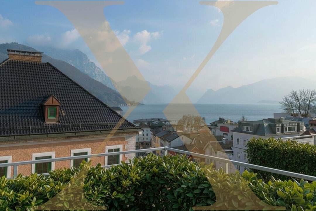 Traunsee-Panorama der Extraklasse! Luxuriöses Eigentum mit Penthouse-Flair im Zentrum von Gmunden verkaufen!
