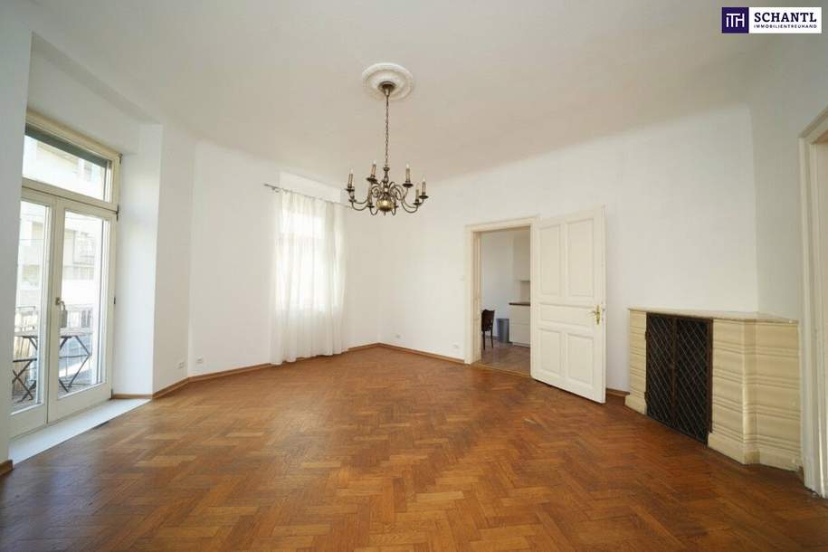 SENSATIONELLE GELEGENHEIT! Charmante Altbauwohnung mit Sonnen-Balkon und Fischgrätparkett! Klassisch-stilvoll wohnen im Grazer Trendviertel - ihre Traumwohnung wartet auf Sie!, Wohnung-kauf, 198.000,€, 8020 Graz(Stadt)