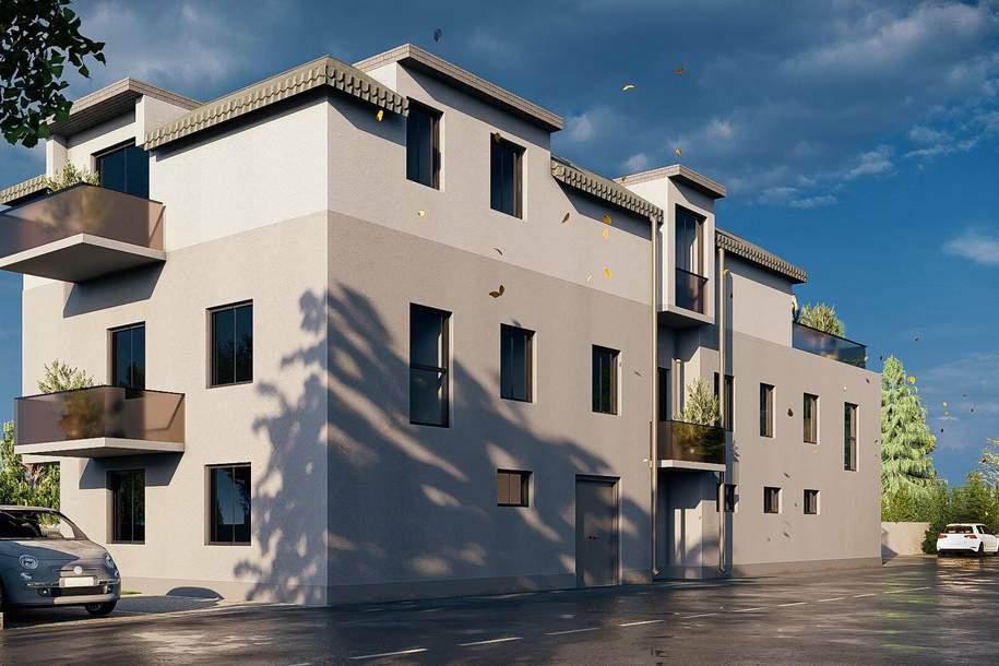 ERSTBEZÜGE I ~13 Minuten von Wien I schlüsselfertig I Luftwärmepumpe I Stellplätze I Bahnhofsnähe, Wohnung-kauf, 209.000,€, 2120 Mistelbach