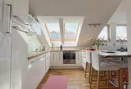 Dachgeschoss mit Terrasse - Ausblick auf die Gloriette