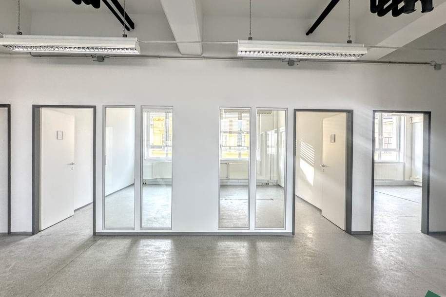 Moderne Bürofläche mit flexiblen Gestaltungsmöglichkeiten in zentraler Lage – 1030 Wien, Gewerbeobjekt-miete, 9.570,00,€, 1030 Wien 3., Landstraße