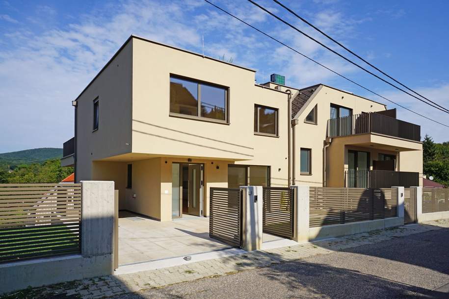 Satzberg: Exklusive Maisonettewohnung mit Stellplatz, kleinem Garten und Traum-Terrasse - ERSTBEZUG, Wohnung-miete, 3.850,00,€, 1140 Wien 14., Penzing
