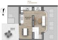 Sommeraktion bis 31.8.: DACHERSTBEZUG: stilvolle Maisonette mit großer Sonnenterrasse