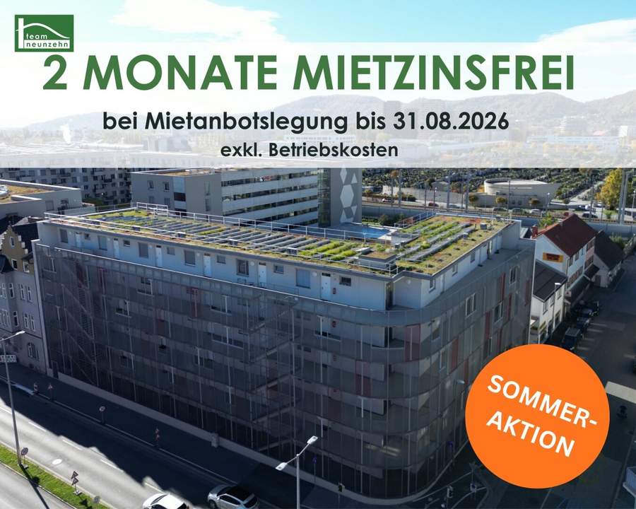 Zentral & modern - Gemütliche 3-Zimmer-Wohnung mit Terrasse im Herzen von Graz!