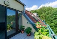 Dachgeschoßwohnung im Villenviertel Lawies – Zwei Terrassen, Doppelgarage und Wienerwald!
