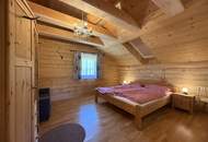 *** Einzigartiges 160 m² Naturstammhaus mit Veranda und Balkon am Alpl – Ruhe, Panoramablick und Ferienvermietungspotenzial ***