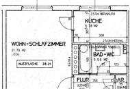 Singles aufgepasst! Gepflegte, helle 1-Raum-Wohnung mit idealer Raumaufteilung in Steyr Münichholz: komfortabel, erschwinglich und mitten im Grünen! Praktischer Abstellraum, Aufzug und modernes Badezimmer inklusive!