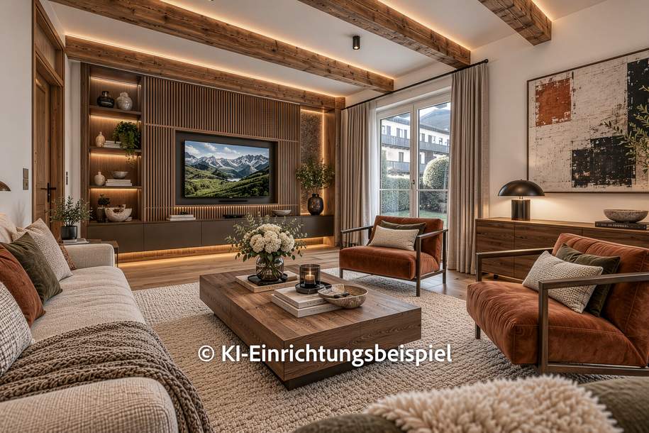 Gartenwohnung mit Freizeitwohnsitz in zentraler Ruhelage, Wohnung-kauf, 1.240.000,€, 6370 Kitzbühel
