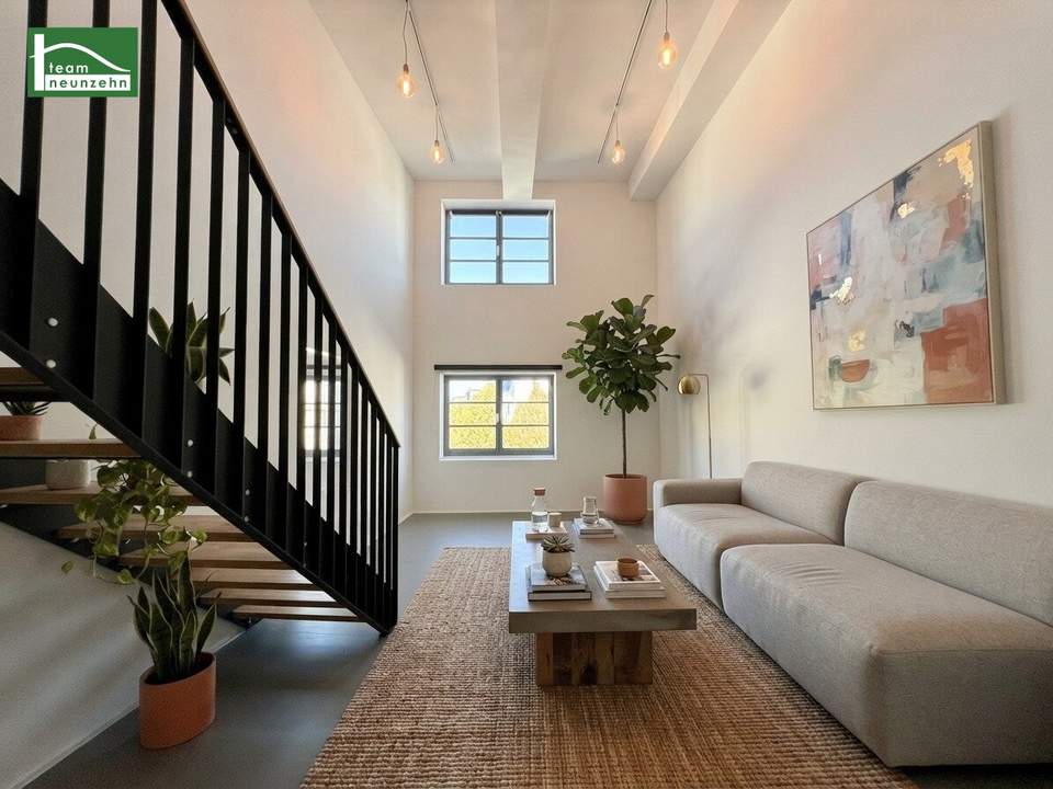 114 m², die Eindruck hinterlassen – außergewöhnliche Loftwohnung mit besonderem Raumgefühl!
