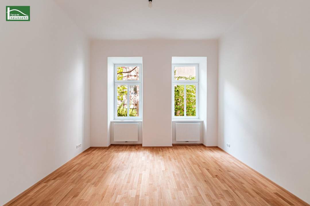 Sechshaus - Erstbezug nach Renovierung! Innenhofausrichtung und 5 Gehminuten zu U4 und U6! Helle Altbauwohnung mit großen Zimmern!
