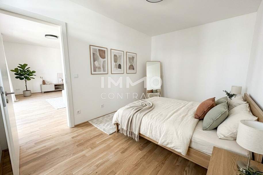 Helle 2-Zimmerwohnung mit 9,6 m² Balkon – nur 8 Gehminuten zum Donauzentrum, Wohnung-miete, 1.050,00,€, 1210 Wien 21., Floridsdorf