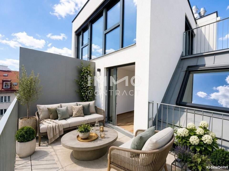 Attraktive Anlageimmobilie in Toplage: 3-Zimmer-Dachgeschoßwohnung mit Terrasse &amp; Weitblick