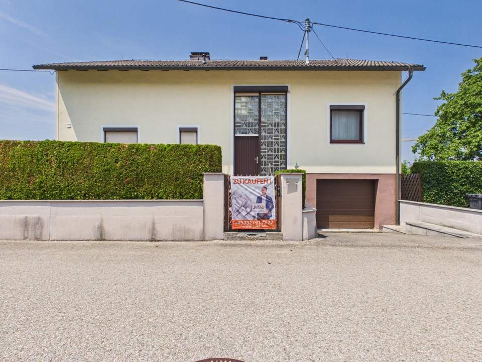 ANSFELDEN: LAND.LEBEN - STADT.NAH WOHNEN - WOHNHAUS ca. 157 m² Wohnfläche in bester LAGE, Grundstück ca. 577 m²