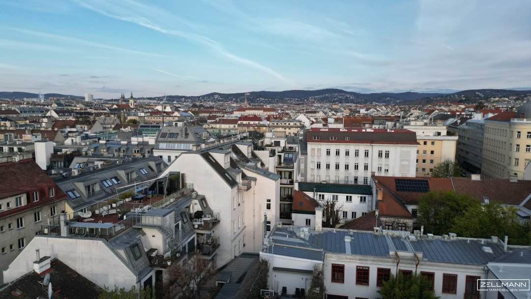 „Wohnen über den Dächern – Exklusive Maisonette mit Terrassen und Balkon im revitalisierten Gründerzeithaus“ | ZELLMANN IMMOBILIEN