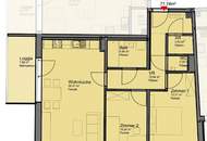Großzügige Neubauwohnung mit SÜD - Loggia nahe Akademiepark