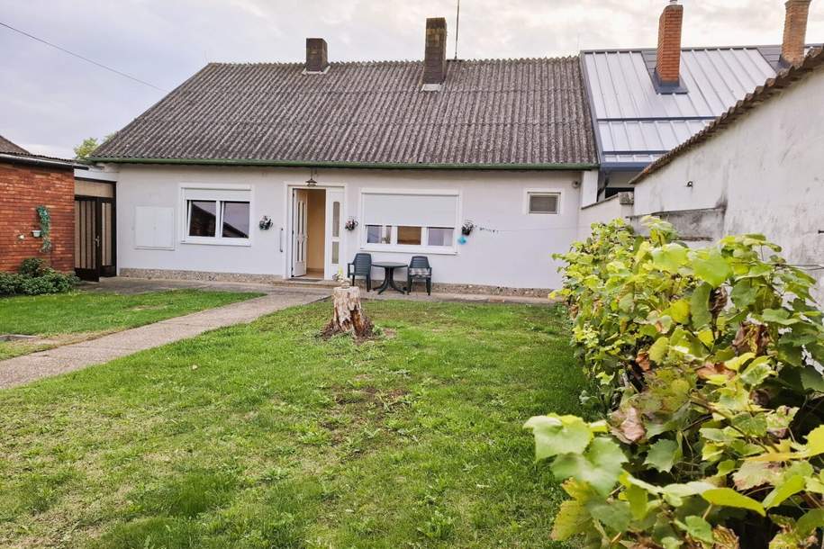 GUT ERHALTENES EINFAMILIENHAUS mit Nebengebäude - nur 219.000,00 €!, Haus-kauf, 219.000,€, 7161 Neusiedl am See