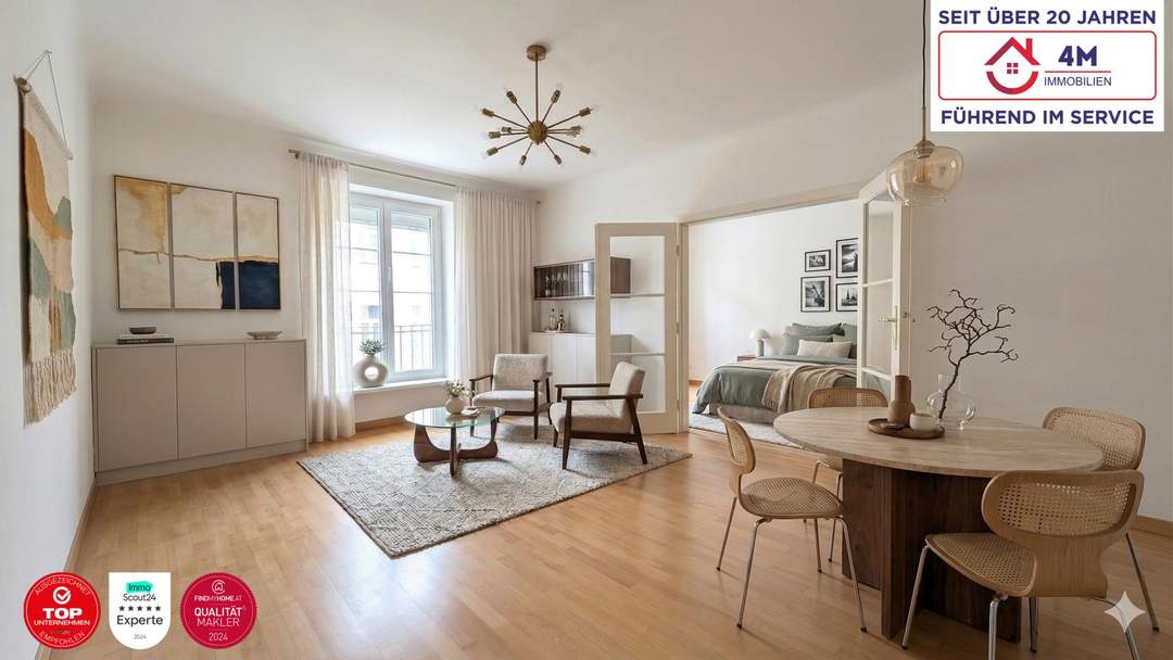 Investoren-Highlight im 5. Bezirk: 48m² Neubau-Wohnung – Perfekte Raumaufteilung & Wertsteigerungspotenzial durch U2-Ausbau