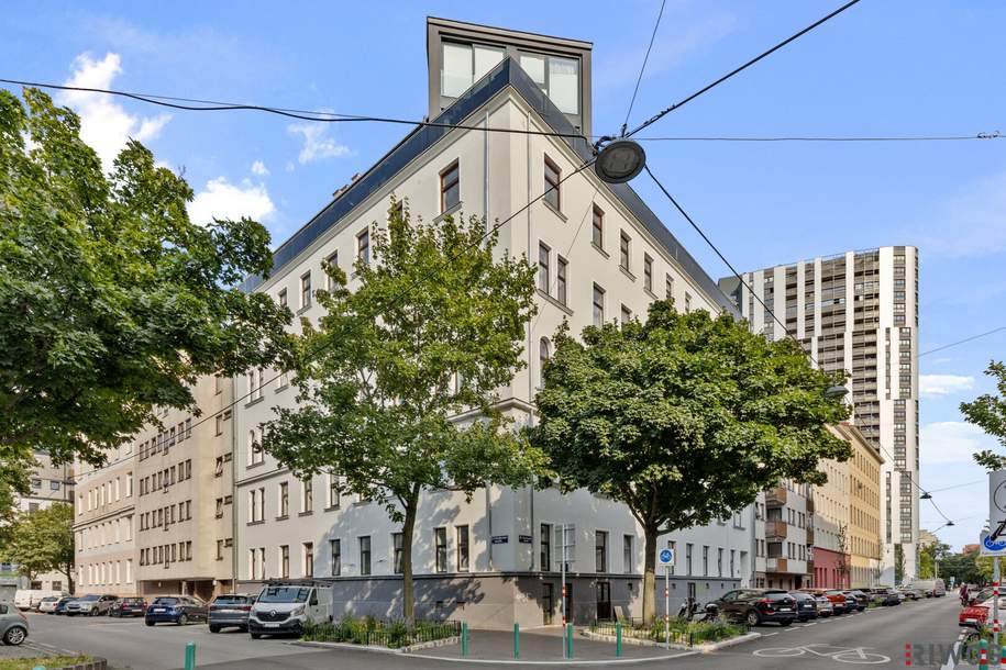 Moderne 3-Zimmer DG-Wohnung zwei Außenflächen und Ausblick, Wohnung-kauf, 550.000,€, 1200 Wien 20., Brigittenau