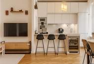 Zeitlose Eleganz trifft modernen Wohnkomfort – stilvoll sanierte 3,5-Zimmer-Altbauwohnung mit Designküche, zwei Außenflächen &amp; Toplage nahe dem Türkenschanzpark