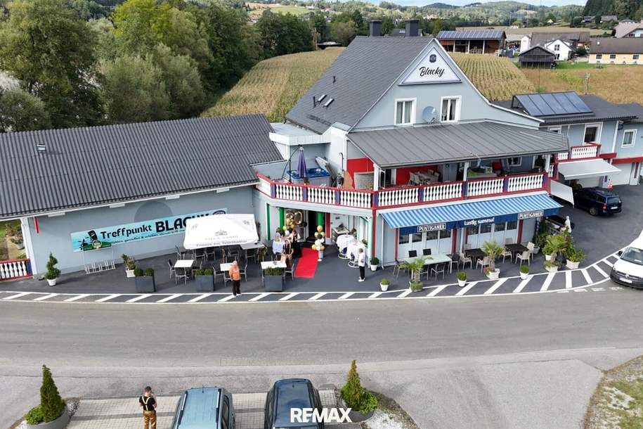 Gewerbe und wohnen auf 600 m² + 4 Garagen, ..., Gewerbeobjekt-kauf, 590.000,€, 8081 Leibnitz