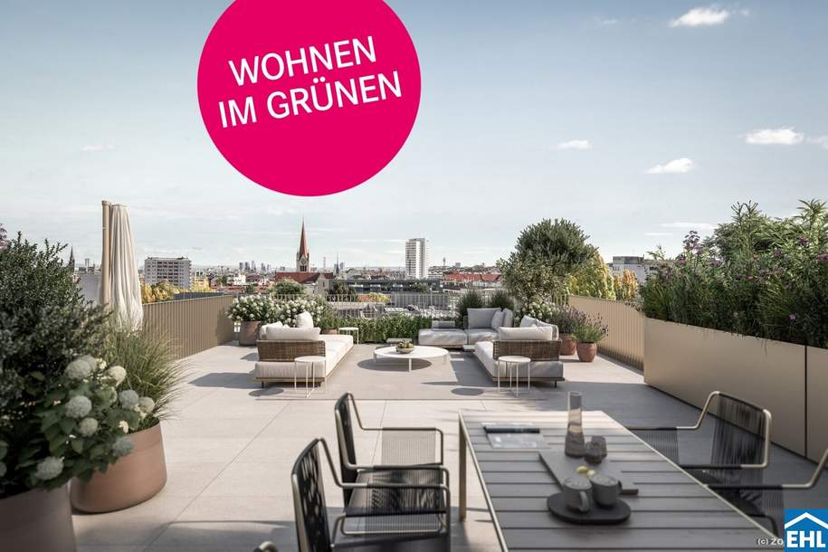 Stadtdomizil mit Grünblick  , Wohnung-kauf, 311.300,€, 1160 Wien 16., Ottakring