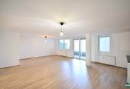 Familienwohnung: Schöne 5-Zimmer-Maisonette-Wohnung mit Balkon und Terrasse direkt an der Donau