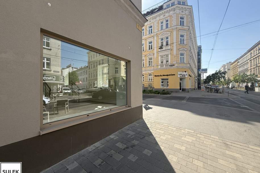 Geschäftsadresse auf der Thaliastraße | Hochwertig saniertes Lokal mit großer Fensterfläche, Gewerbeobjekt-miete, 998,97,€, 1160 Wien 16., Ottakring