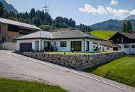 Architekten-Bungalow mit Alpenpanorama – barrierefrei, modern & einzigartig