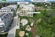 Investoren aufgepasst - Anlegerwhg mit 2.Zimmer, Balkon in begehrter Grün-Ruhelage - Erstbezug mit Geothermie