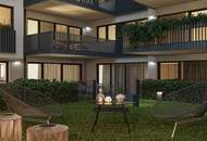 Hofseitiges Zweizimmer-Apartment mit Eigengarten und Terrasse (NEUBAU, ERSTBEZUG)