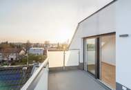 Weitblick DG-Wohnung in 1220 Wien: Erstbezug mit 4 Terrassen.