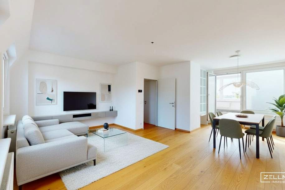 NÄHE SCHLOSS SCHÖNBRUNN | Tolle 2,5 Zimmer-DG-Wohnung | extra Küche | verbaute Loggia | ZELLMANN IMMOBILIEN, Wohnung-kauf, 298.500,€, 1120 Wien 12., Meidling