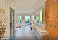 Traumhaus mit Fernblick, Wellness & Gartenidylle