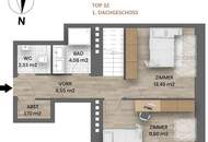 Sommeraktion bis 31.8.: DACHERSTBEZUG: stilvolle Maisonette mit großer Sonnenterrasse