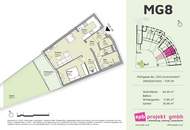 2-Zimmer Wohnung mit 36m² Garten!