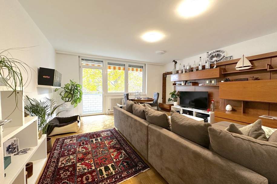 Hier schläft Ihr Herz höher - zentrale, super aufgeteilte 80m² Wohnung mit Sonnenbalkon zu verkaufen! 3-Zimmer! WOHNTRAUM!, Wohnung-kauf, 315.000,€, 8010 Graz(Stadt)