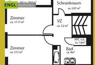 Großzügiges Wohnungseigentumsobjekt im Reihenhausstil , mit Garten und Balkon, 1100 Wien Unterlaa in ruhiger Grünlage am Stadtrand