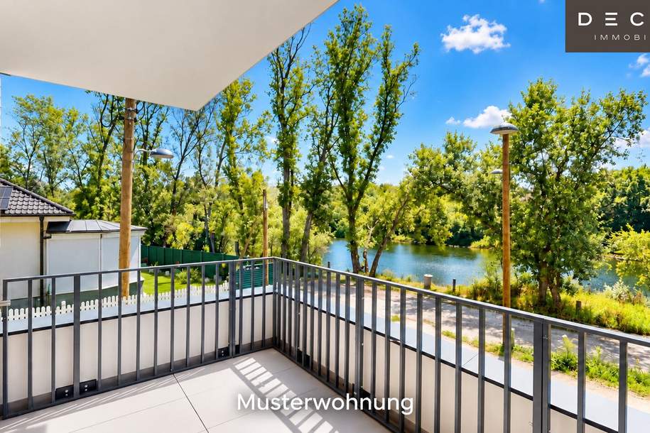 EINZIGARTIG WOHNEN AM MÜHLWASSER | NATUR | RUHE | UNVERBAUBARER AUSBLICK | ERSTBEZUG, Wohnung-miete, 2.040,13,€, 1220 Wien 22., Donaustadt