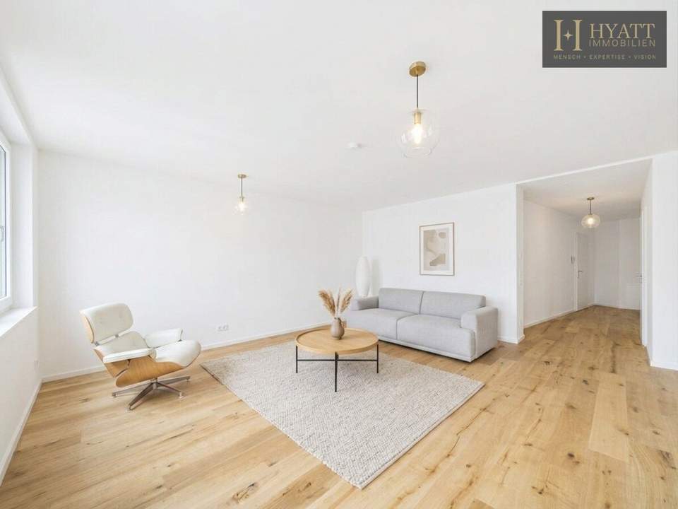 Moderne 3-Zimmer-Erstbezugswohnung mit 2 Balkonen und U-Bahn-Nähe in 1100 Wien!